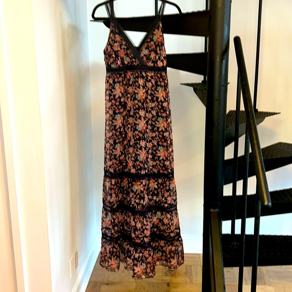 Paisley maxi dress